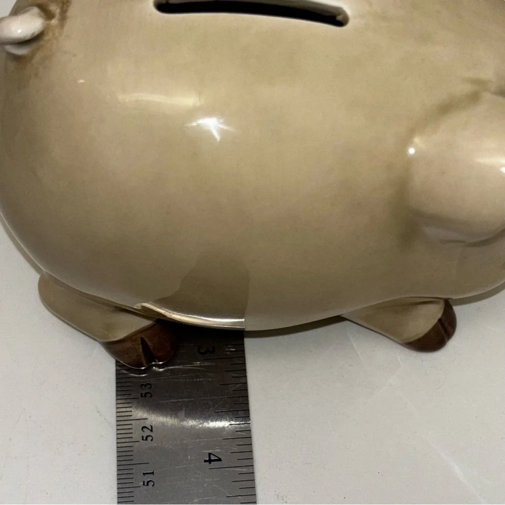Otagiri OMC Japan vintage ceramic piggy bank /coin bank with adorable expression - Picture 8 of 8